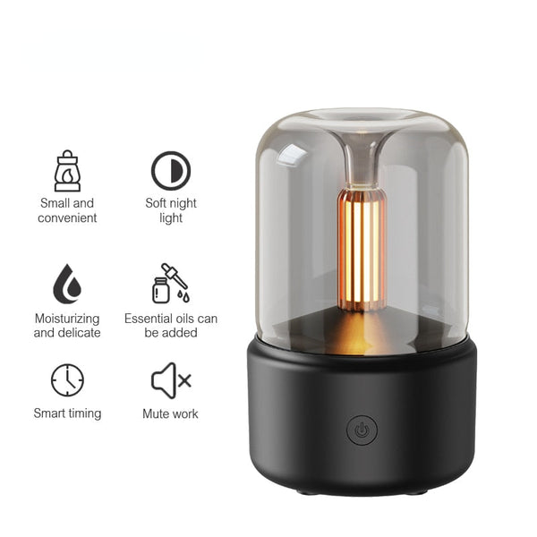 Candlelight Air Humidifier Aroma Diffuser