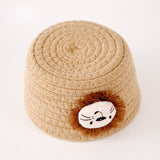 Cartoon Animals Hand Woven Storage Basket