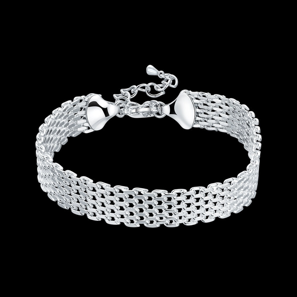 Sterling silver chain Bracelets