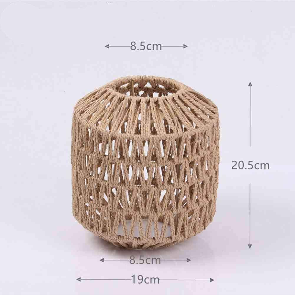 Simulated Rattan Lamp Handmade Cover