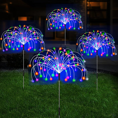 Solar LED Firework Fairy Lights
