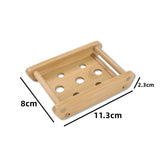 Natural Bamboo Dishes Bath Soap Holder