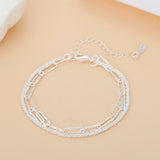 Sterling silver chain Bracelets