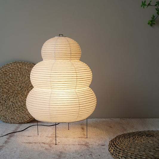 Japanese Wabi-sabi Tripod Floor Lamp