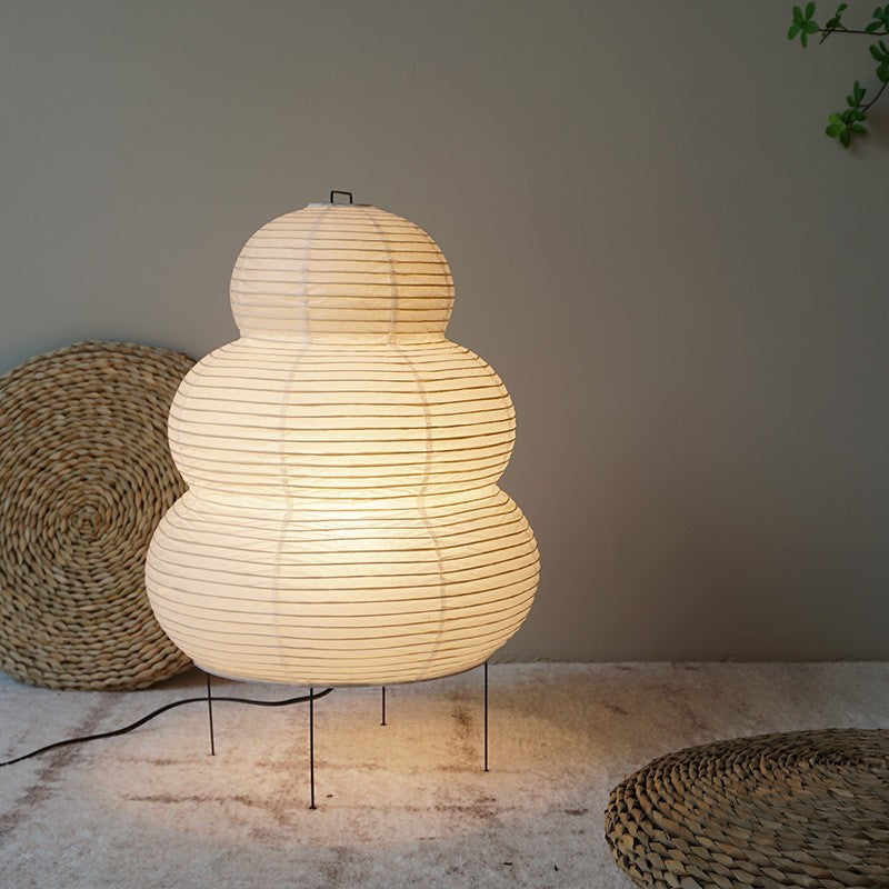 Japanese Wabi-Sabi Tripod Floor Lamp
