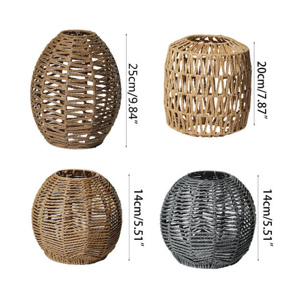 Natural Woven Lamp Shade Light Cover