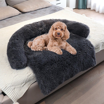 Pet Bed Long Plush Warm Bed