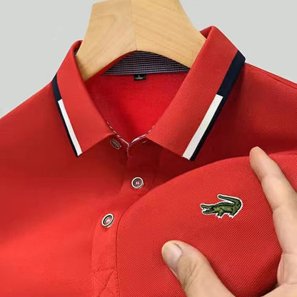 brand embroidered shirt offers superior comfort