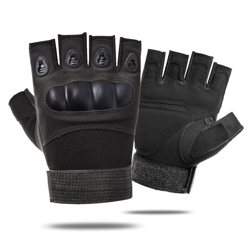 hard knuckle half finger gloves