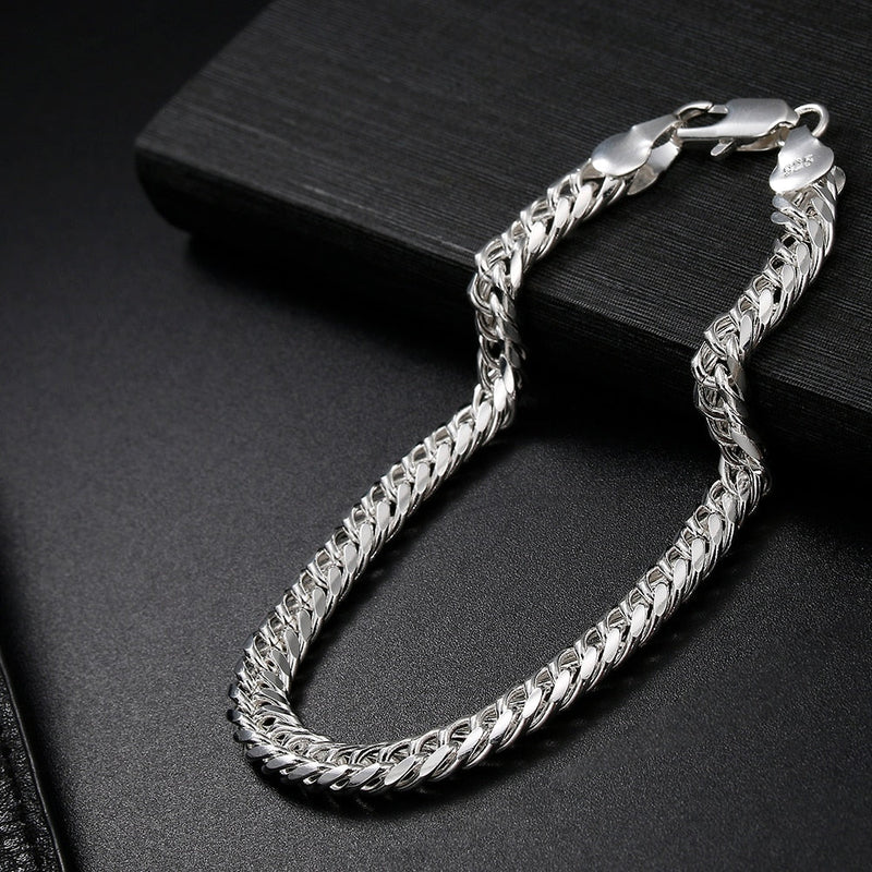 Sterling silver chain Bracelets