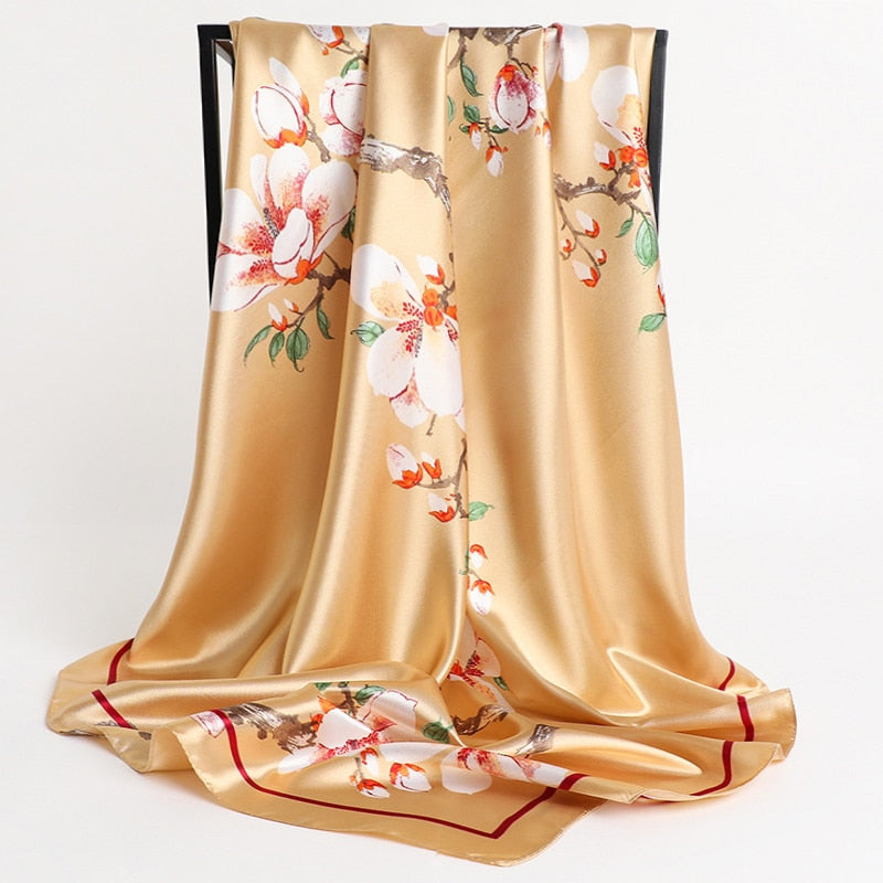 Versatile Silk Large Shawl