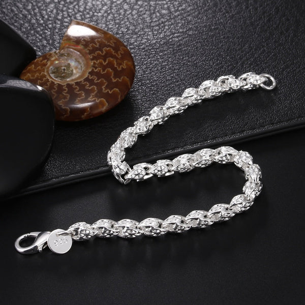 Sterling silver chain Bracelets