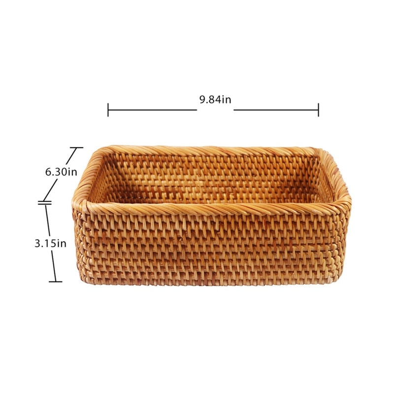 Hand Woven Round Fruit Basket