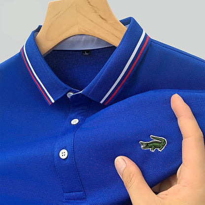 brand embroidered shirt offers superior comfort