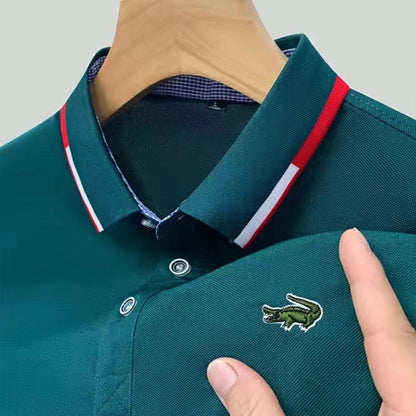 brand embroidered shirt offers superior comfort