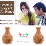 Household Wood Vase Aromatherapy Humidifier