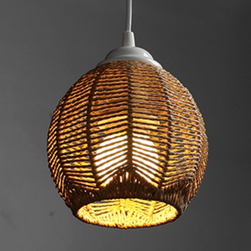 Natural Woven Lamp Shade Light Cover