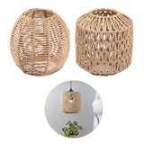 Simulated Rattan Lamp Cover