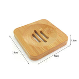 Natural Bamboo Dishes Bath Soap Holder