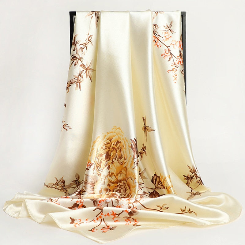 Versatile Silk Large Shawl