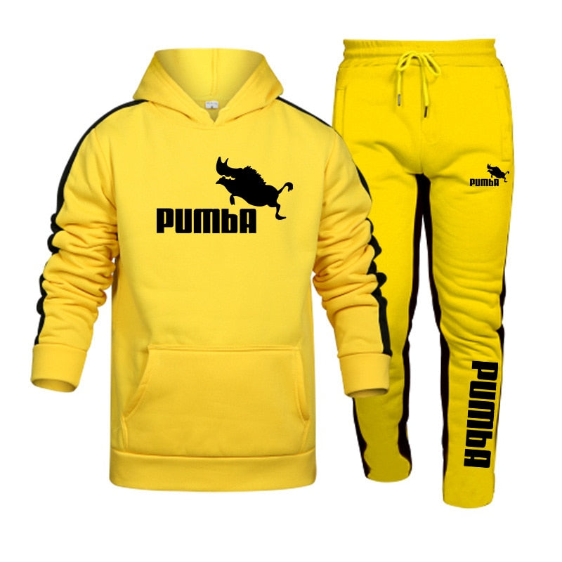 Mens Tracksuit Hooded Sweatshirts and Jogger Pants