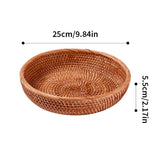 Hand Woven Round Fruit Basket