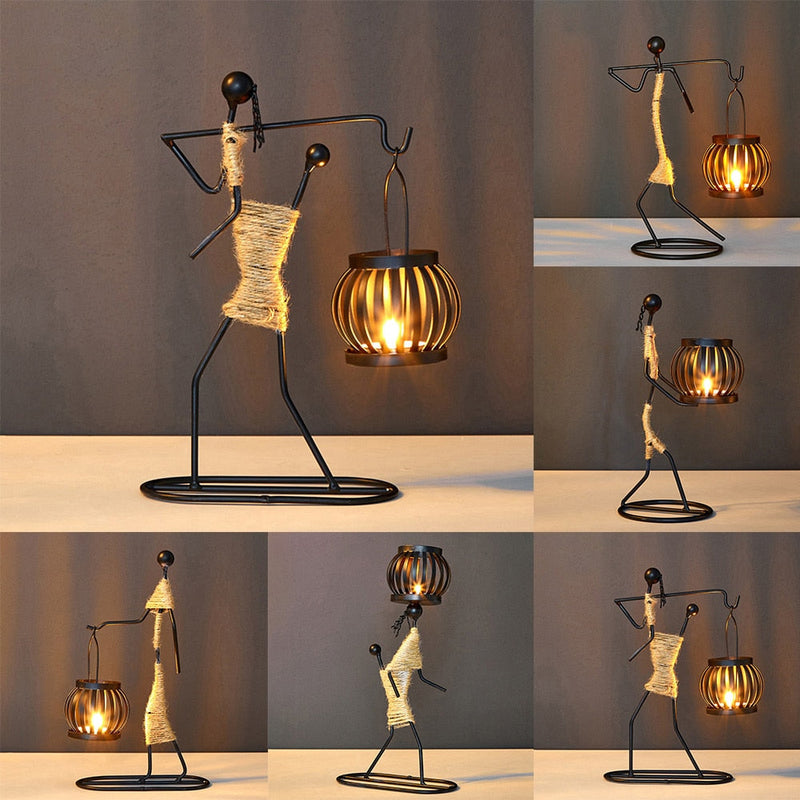 Nordic Creative Metal Candlestick