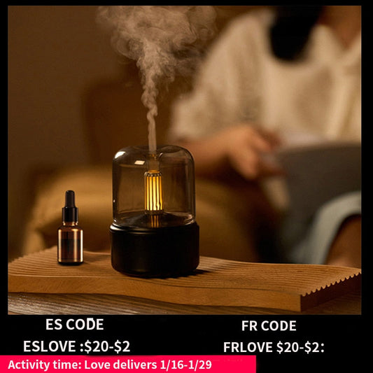 Candlelight Air Humidifier Aroma Diffuser
