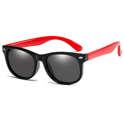 round Polarized Kids Sunglasses Silicone Flexible Safety Children Sun Glasses Fashion Boys Girls Shades Eyewear UV400