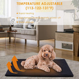 "Keep your furry friends warm and cozy with our adjustable electric heating pad! Perfect for cats and dogs, this waterproof pet mat features a timer for your convenience. Say goodbye to cold nights and hello to ultimate comfort!"