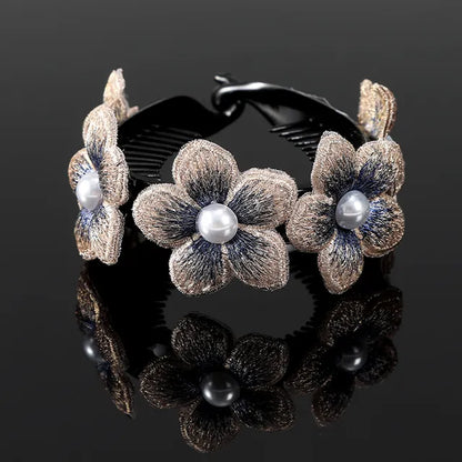 "Stylish Rhinestone Hair Clip: Add Glamour with Crystal Bird Nest Twist and Bun Holder - Perfect Hair Accessory for Women"