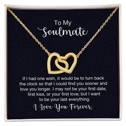 Interlocking Hearts Necklace -