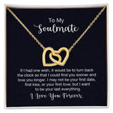 Interlocking Hearts Necklace -
