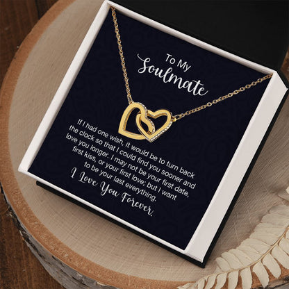 Interlocking Hearts Necklace -