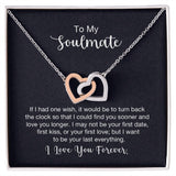 Interlocking Hearts Necklace -