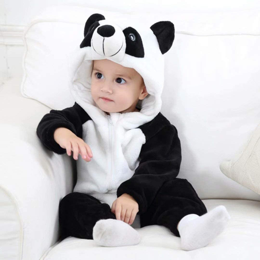 "Cute and Adorable Baby Animal Onesie Costumes for Unisex Halloween Dress-up!"