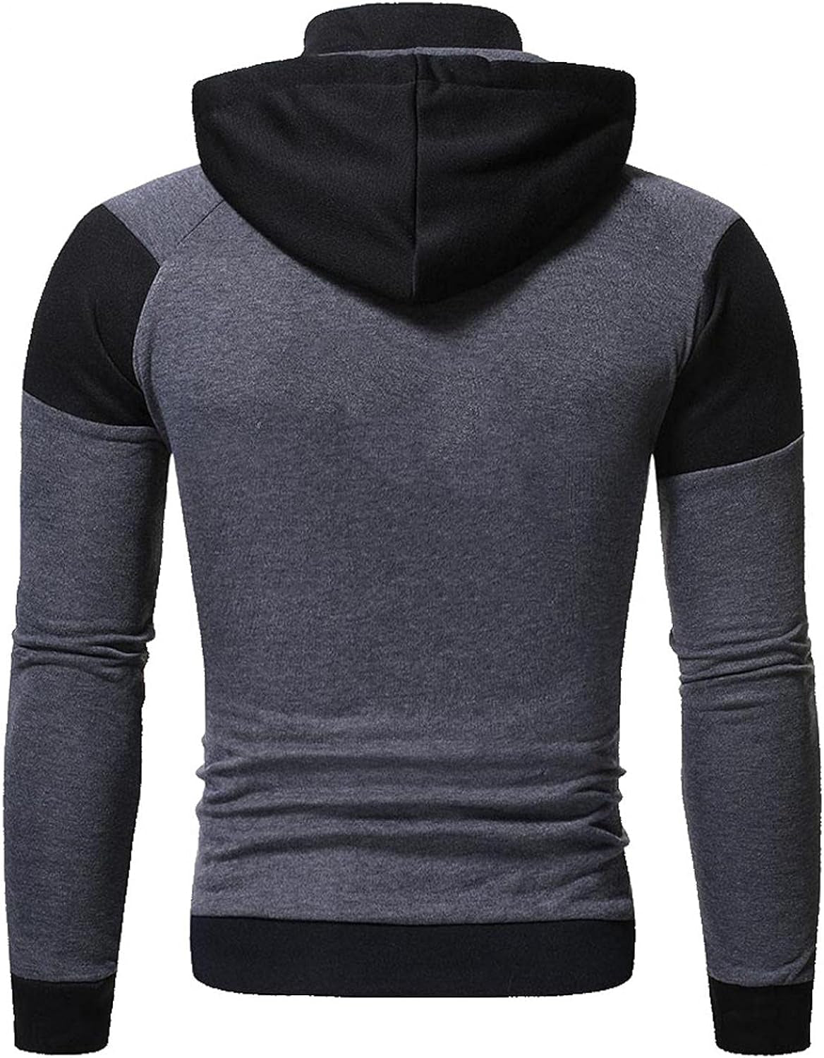 Professional title: Men's Colorblock Hoodies for Workout and Sport - Zip Up Athletic Jackets