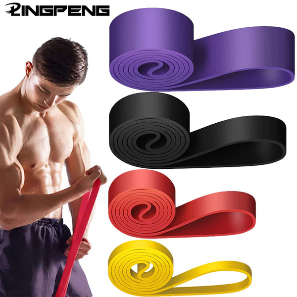 "Boost Your Fitness Journey with High Density Resistance Bands - Achieve Strength and Tone With this Complete Workout Set"