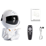 "Starry Sky Astronaut LED Night Light: Galaxy Star Projector Lamp for Bedroom Decoration, Home Décor, and Children's Gifts"