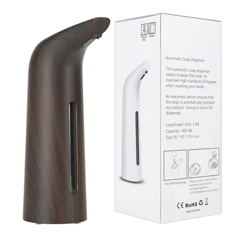 "Hygienic Hands in Seconds! 400ml Touchless Gel Dispenser - Automatic Infrared Sensor, Perfect for Kitchen & Bathroom"