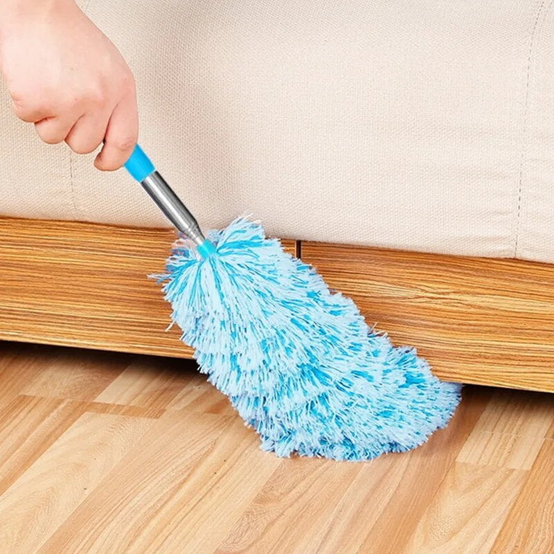 "Versatile Microfiber Duster Brush for Efficient Cleaning of Home, Car, and Furniture - Handheld Anti-Dust Cleaner with Air-Conditioning Compatibility"