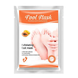 "Enhance Foot Health: 5 Sets of Exfoliating Foot Masks for Silky, Radiant Heels and Nourished Skin - Premium Foot Spa Pedicure Socks for Eliminating Dead Skin, Brightening and Repairing Cracked Feet"