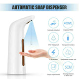 "Hygienic Hands in Seconds! 400ml Touchless Gel Dispenser - Automatic Infrared Sensor, Perfect for Kitchen & Bathroom"