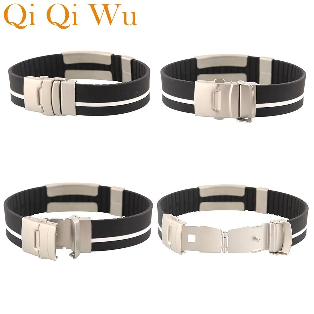 "Customizable Engraved SOS Identification Safety Bracelet for Children - Silicone Wristband for Medical Sign and Anti-Loss Purposes"