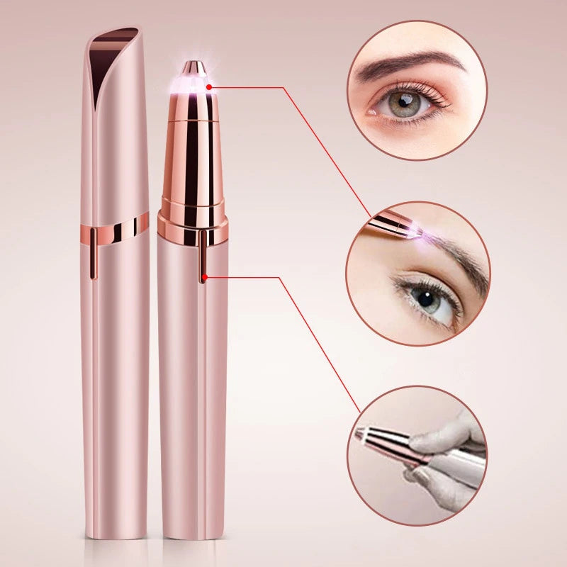 Professional Product Title: Women's Electric Eyebrow Trimmer - Precision Eyebrow Shaper and Hair Remover for Effortless Grooming