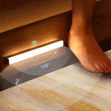 "Enhance Your Home with Wireless LED Motion Sensor Night Lights - Perfect for Bedrooms, Staircases, Closets, and More!"