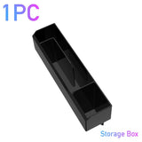 Car Seat Gap Storage Box with Dual USB Port Charger and Cable Organizer for iOS/Android/Type C - Auto Stowing and Tidying Solution