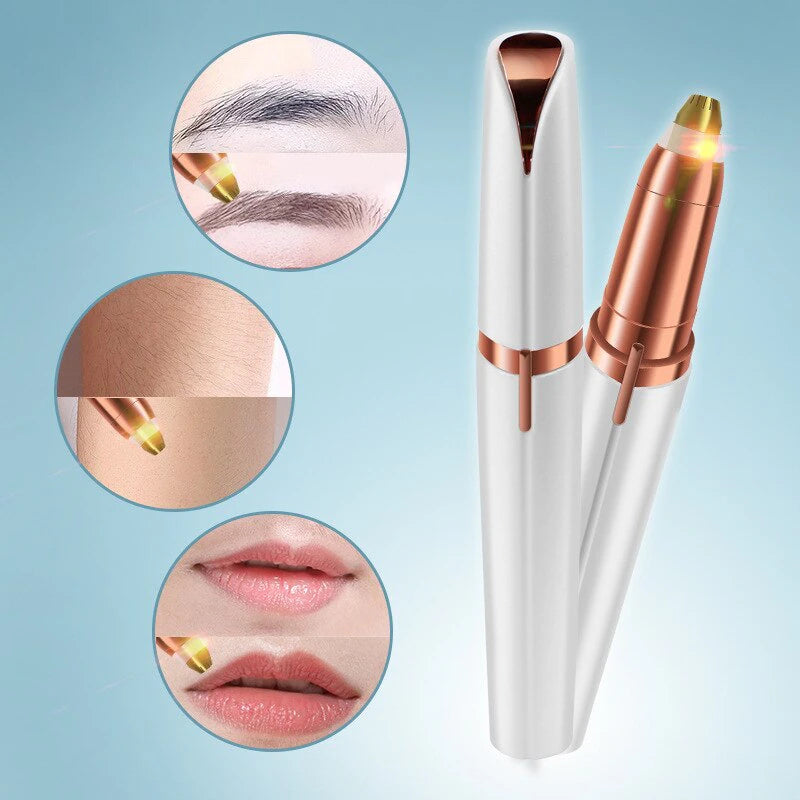 Professional Product Title: Women's Electric Eyebrow Trimmer - Precision Eyebrow Shaper and Hair Remover for Effortless Grooming