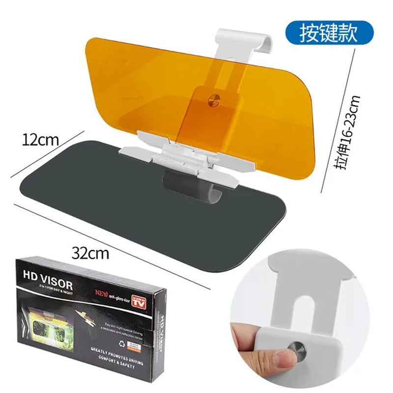 Professional title: "Versatile Polarized Sun Visor with Clear Vision, Anti-Dazzle, Anti-UV, Rotatable and Adjustable Features for Blocking Glare and Enhancing Road Safety"