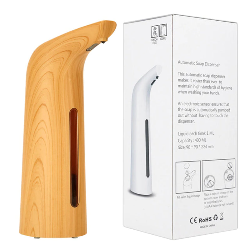 "Hygienic Hands in Seconds! 400ml Touchless Gel Dispenser - Automatic Infrared Sensor, Perfect for Kitchen & Bathroom"